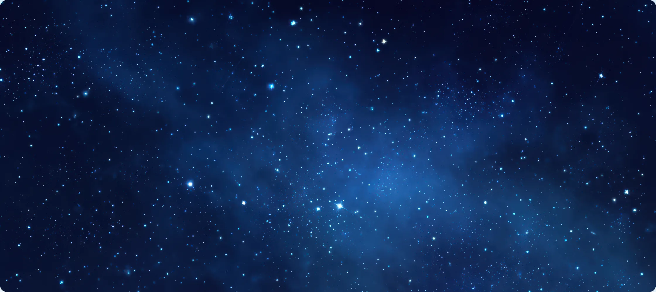 Cosmic starry night